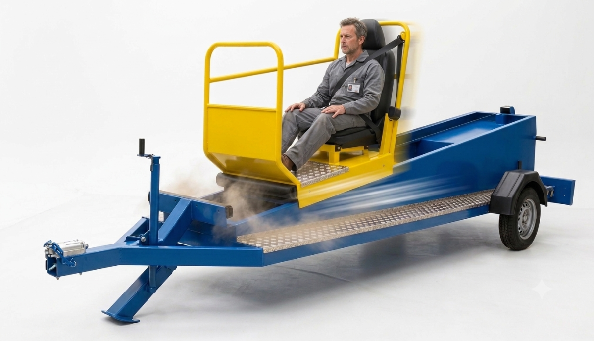 Seat Belt Convincer Trailer for Safety Campaign - Rental