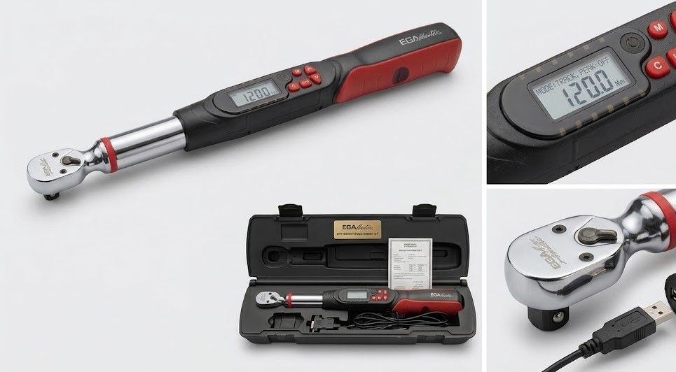 EGA Master EGATORIK Digital Torque Wrench (1/4" to 1")