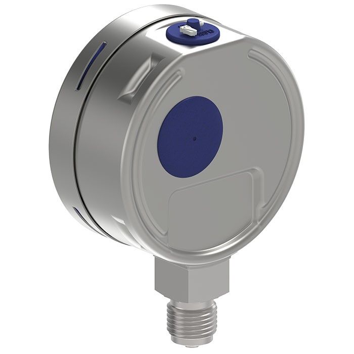 Bourdon tube pressure gauge, stainless steel